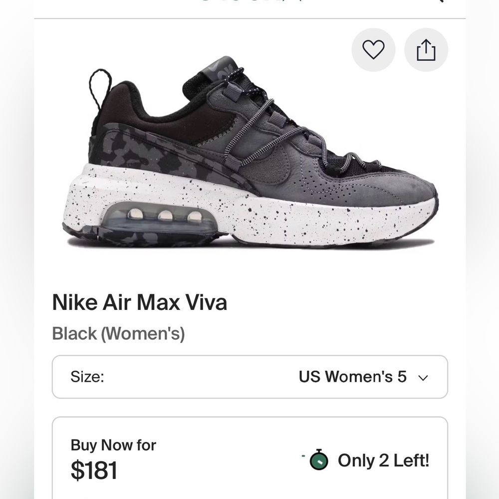 Nike Air Max Viva trail running shoe